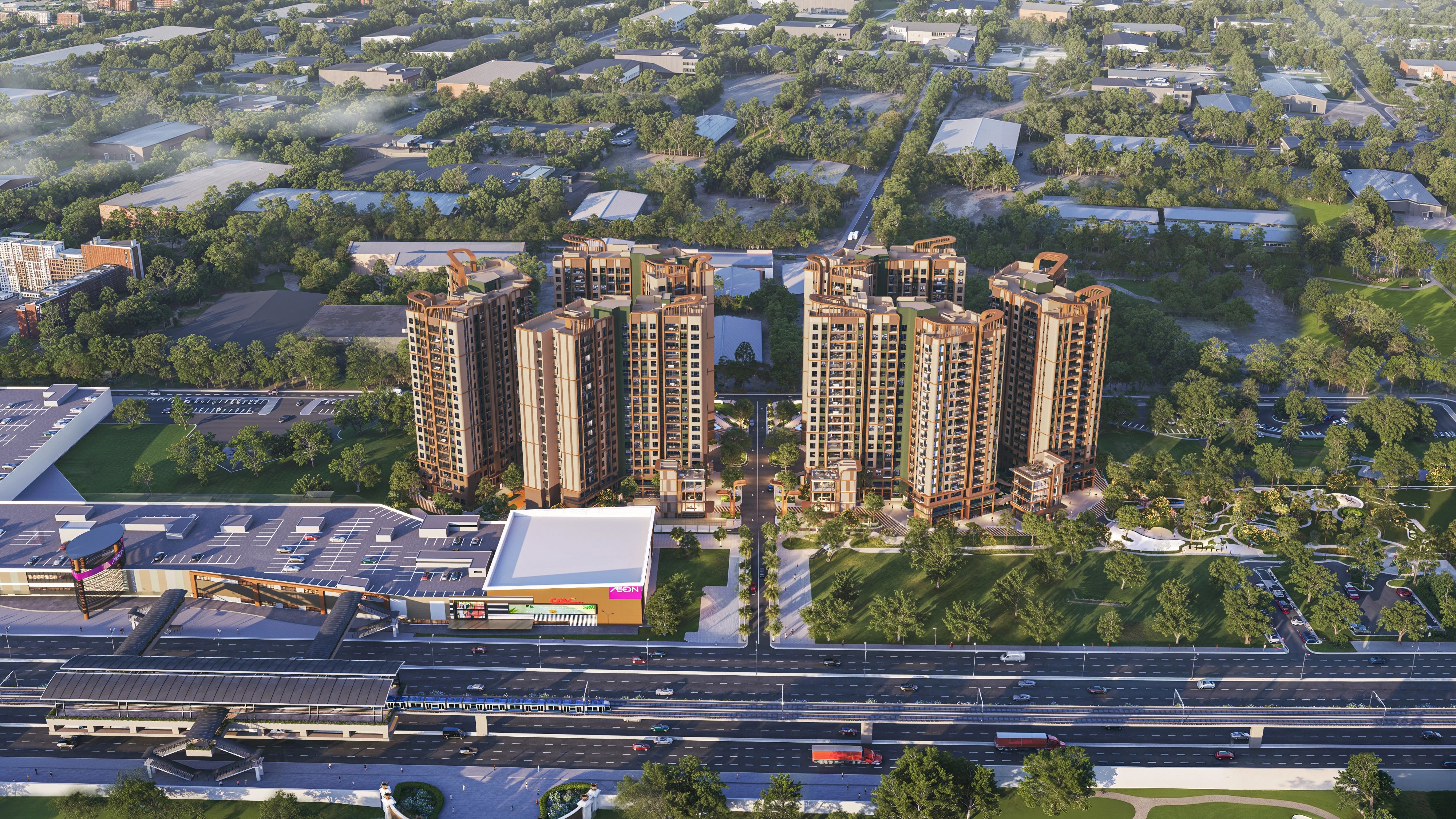 Phối cảnh tổng thể Norton Park